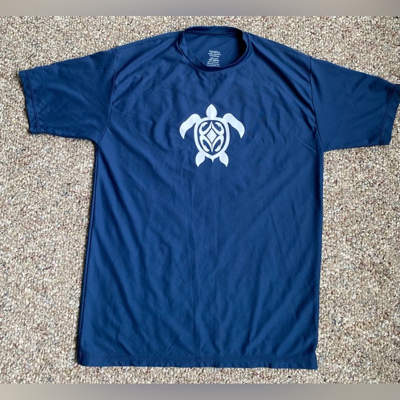 Kore Dry Tribal Swim Honu Kamaaina Turtle Hawaii Hawaiian T-Shirt Tee Shirt M - Picture 3 of 6